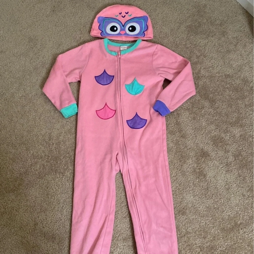 Cat & Jack🦉Owl Union Suit🦉 - Picture 2 of 3